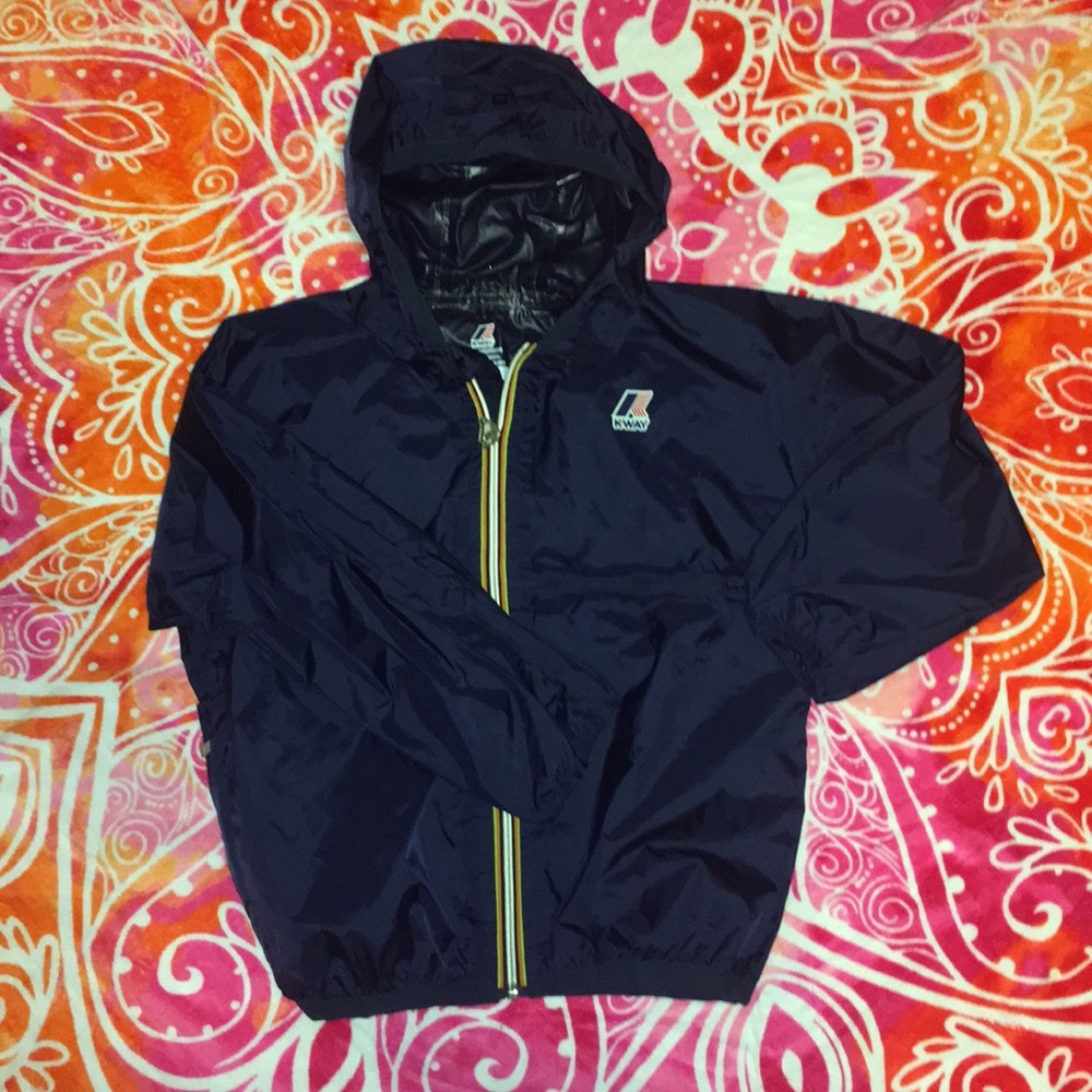 Full zip rain jacket
